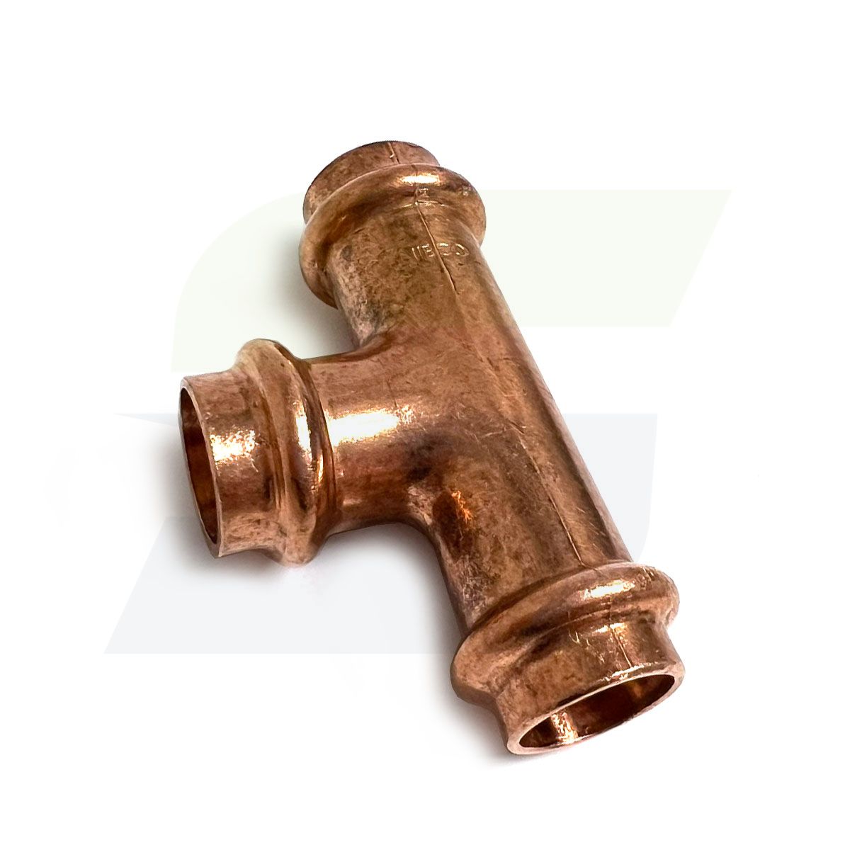PC611 - Copper 1/2" x 1/2" x 3/4" Press Tee