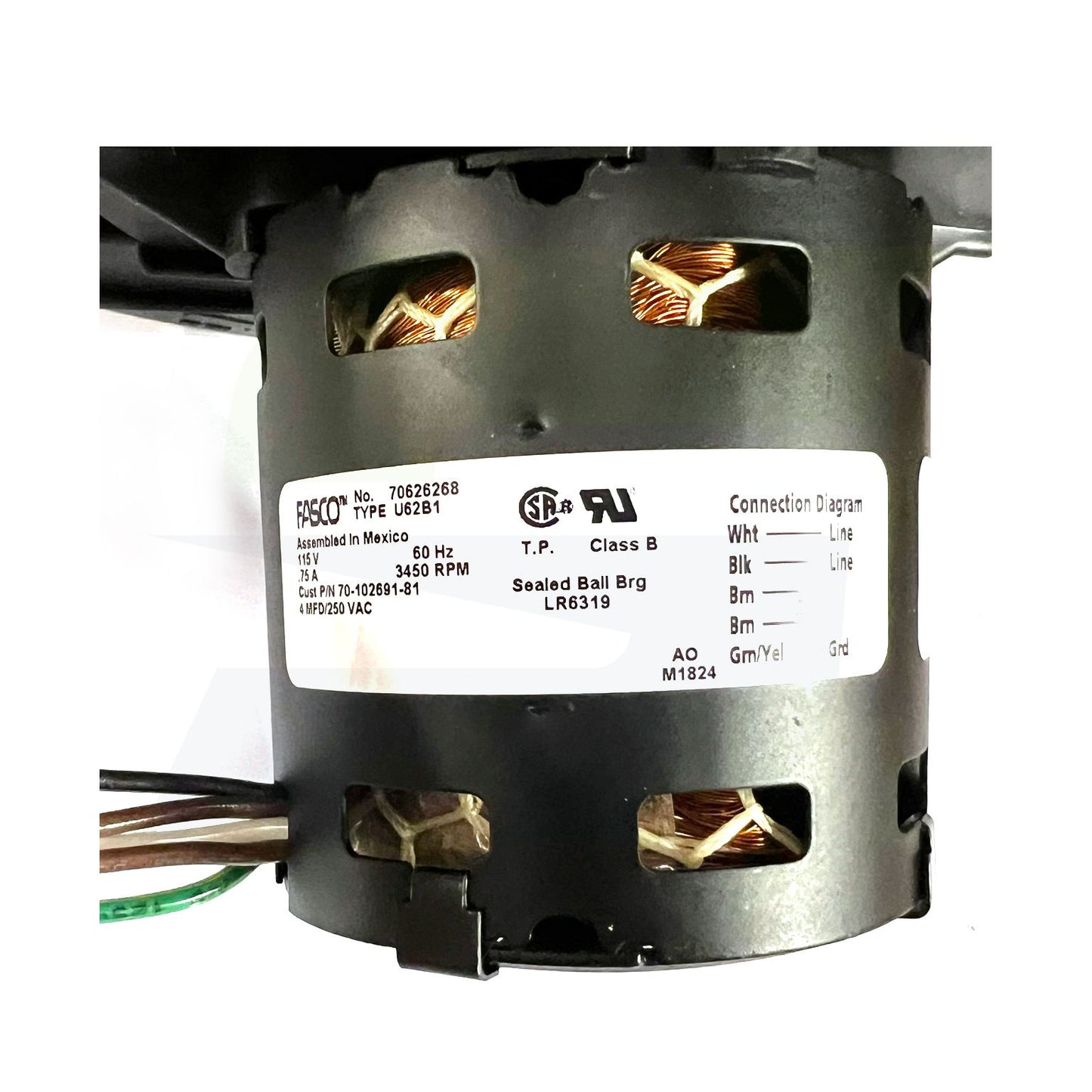 70-102691-81 - Induced Draft Blower w/ Gasket - 120V