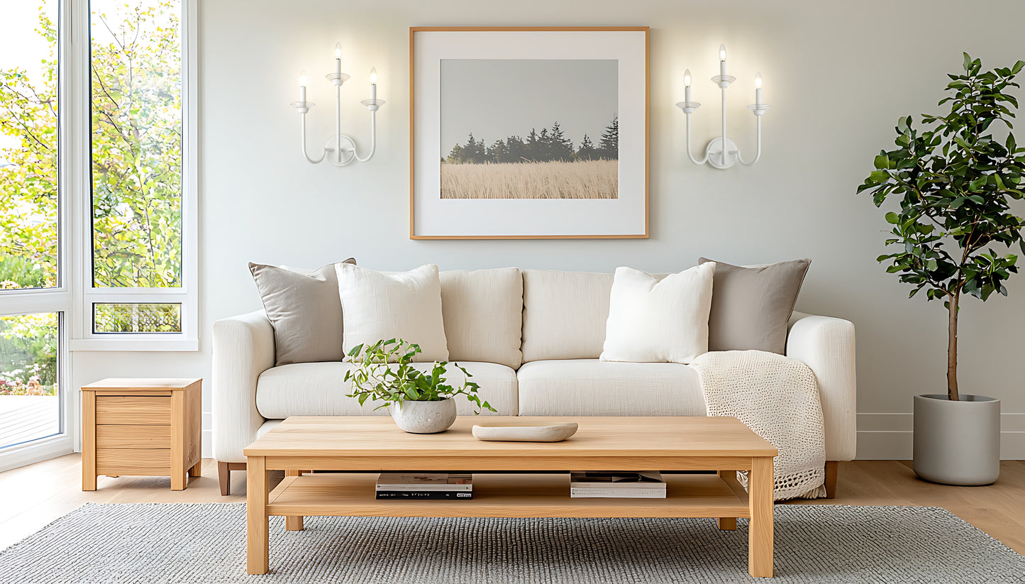 352-3S-TW - Allistair 3 Light Wall 16" Sconce - Tundra White