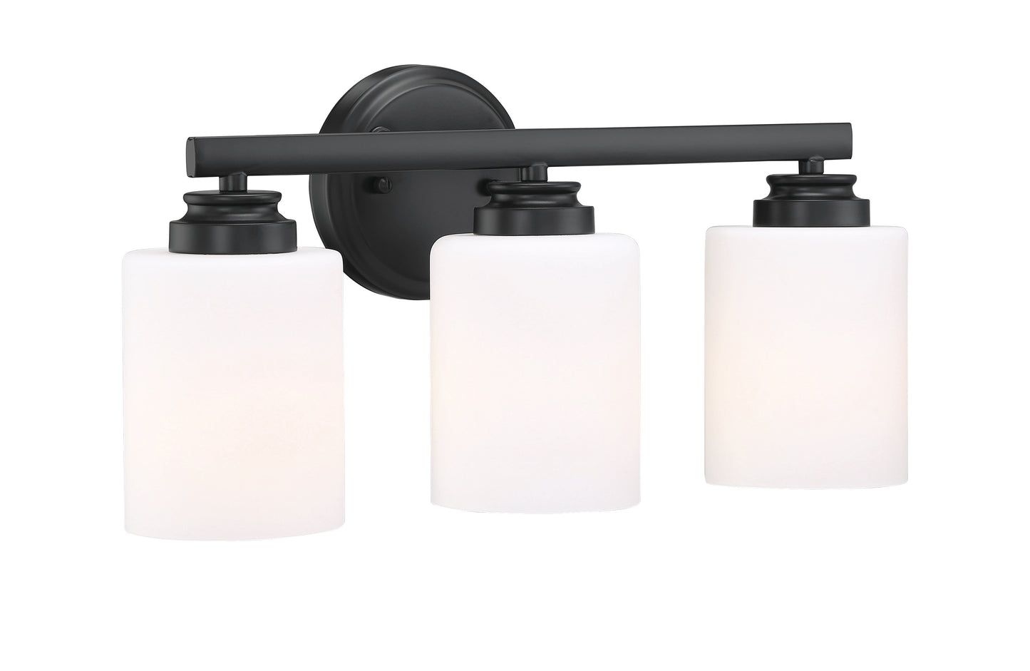 50503-FB-WG - Bolden 3 Light 18" Wide Vanity Light - Flat Black