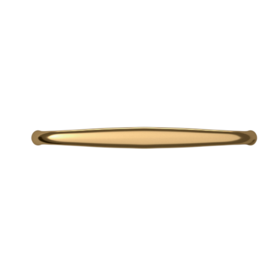 4401003 - 6" Centers Oval Pull - Polished Brass