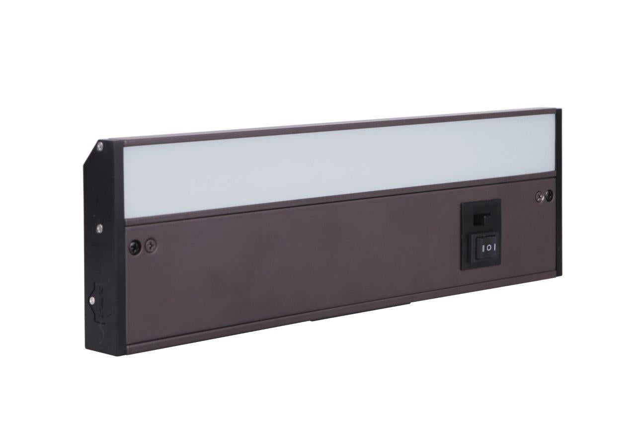 CUC3012-BZ-LED - 3CCT Under Cabinet Light Bars 1 Light 3.63" Wide Under Cabinet Light Bar - Bronze