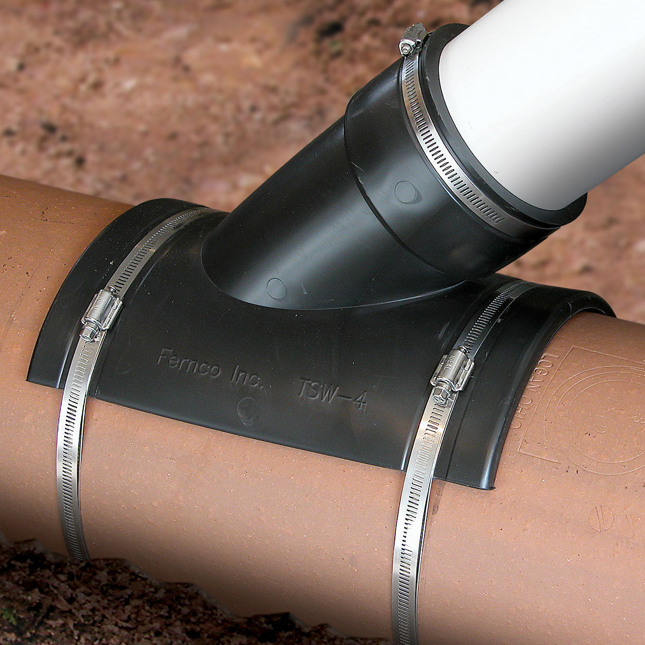 TSW-4 - Flexible Wye Tap Saddle - 4"