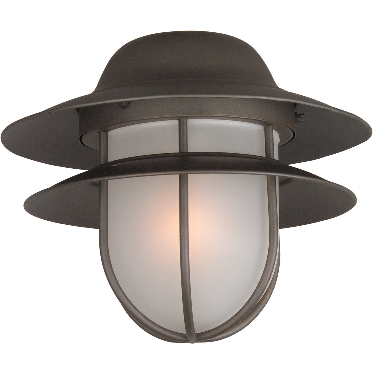 OLK67-OB-LED - Tiered Bulkhead Frost Glass w/1x9w LED- OB