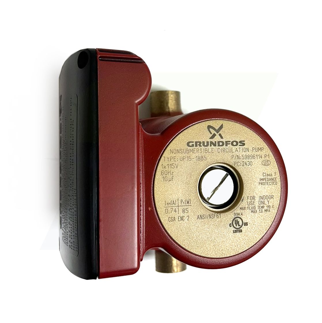 UP15-18B5 Bronze Circulator Pump, 1/25 HP, 115V