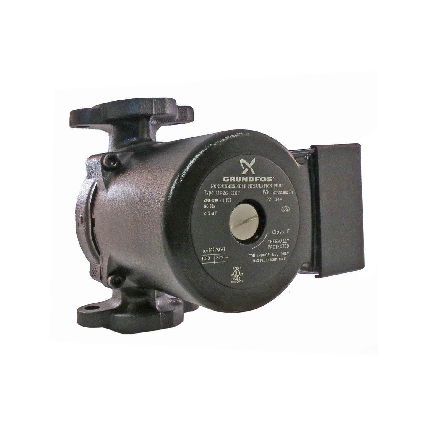 G2-116F - Single Speed 1/6 Horsepower Circulator Pump - 230V