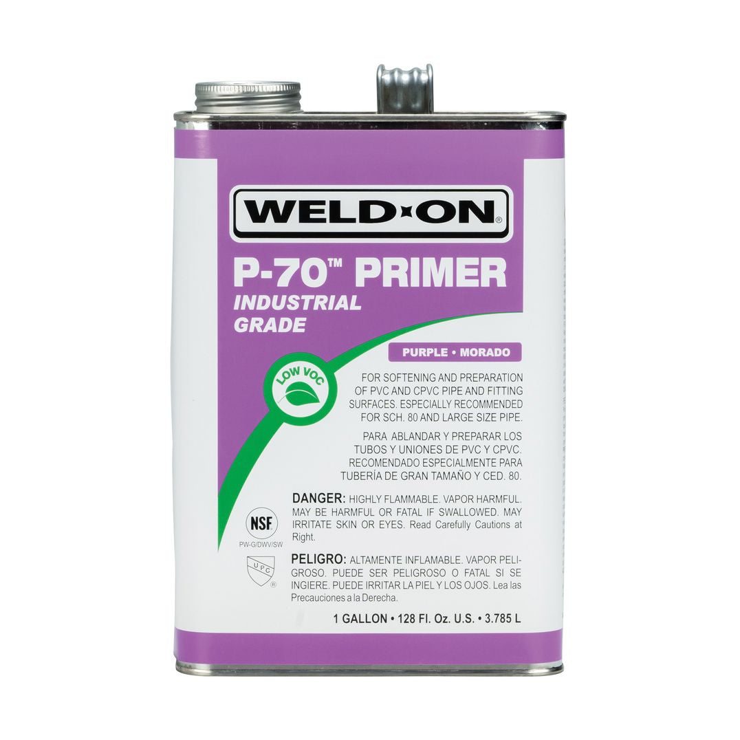 Weld-On 10221 - P-70 PVC & CPVC Purple Primer - 1 Gallon