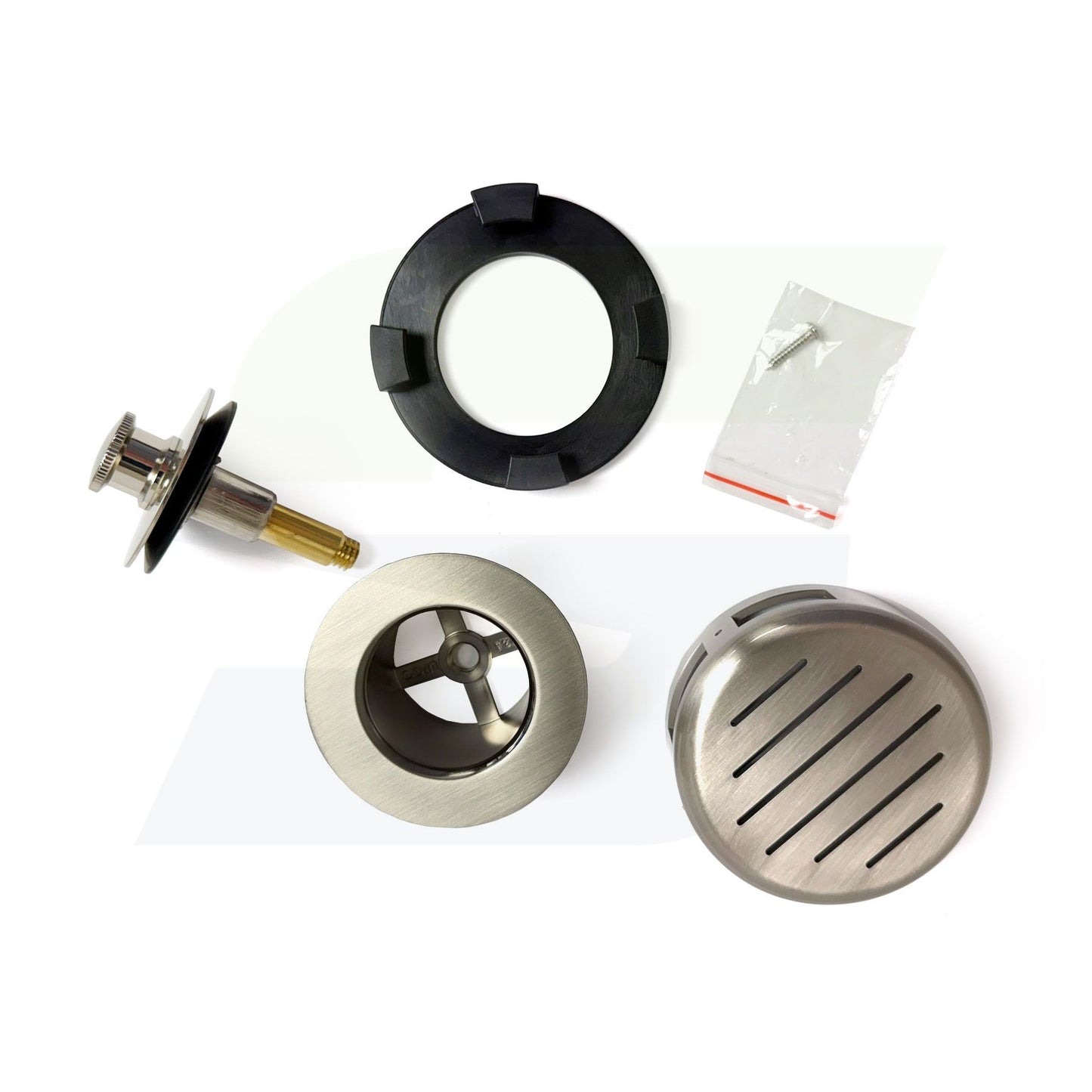 ABA2378SNHF - AB&A Classic Finish Kit - Push eN Lift Stopper - Satin Nickel