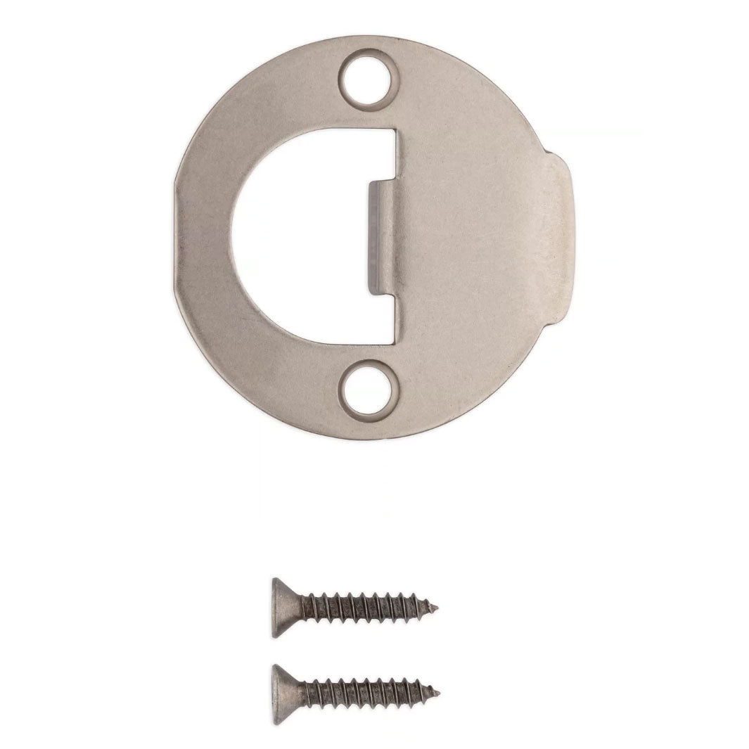 83929-006 - Full Round Strike in Satin Nickel Finish