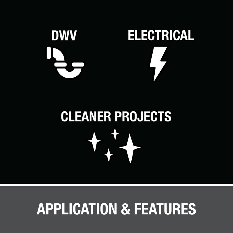 31019 - Medium Clear PVC Cement - 16 oz