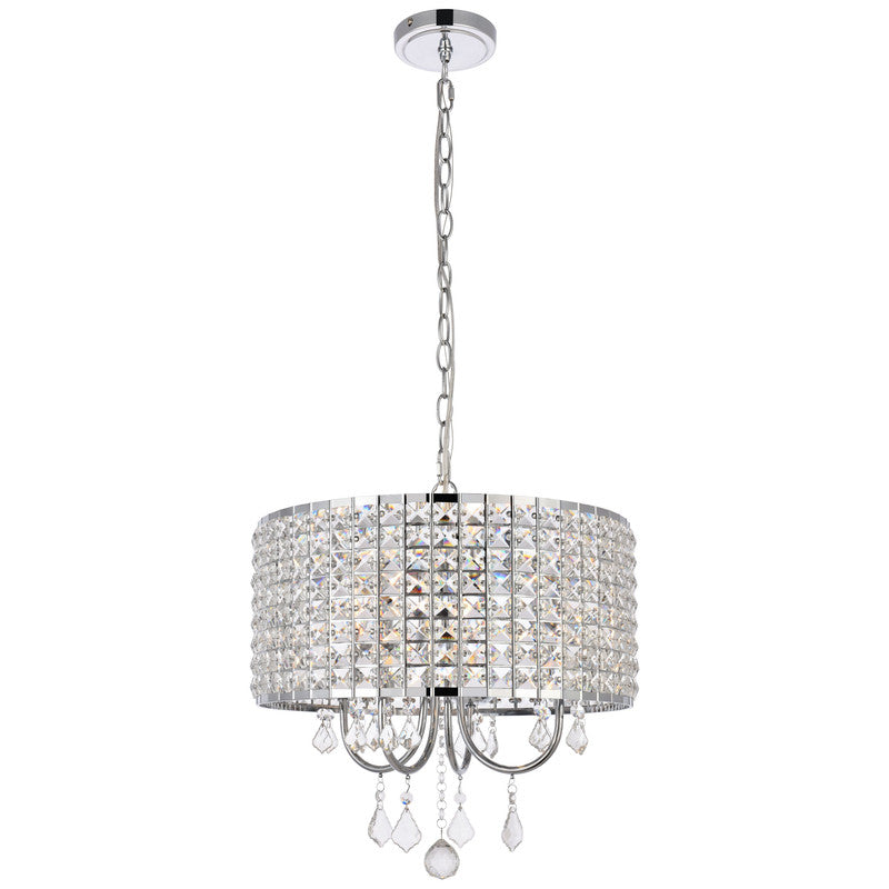 Elegant Lighting Elise 4 Light 17" Chandelier - LD713D17