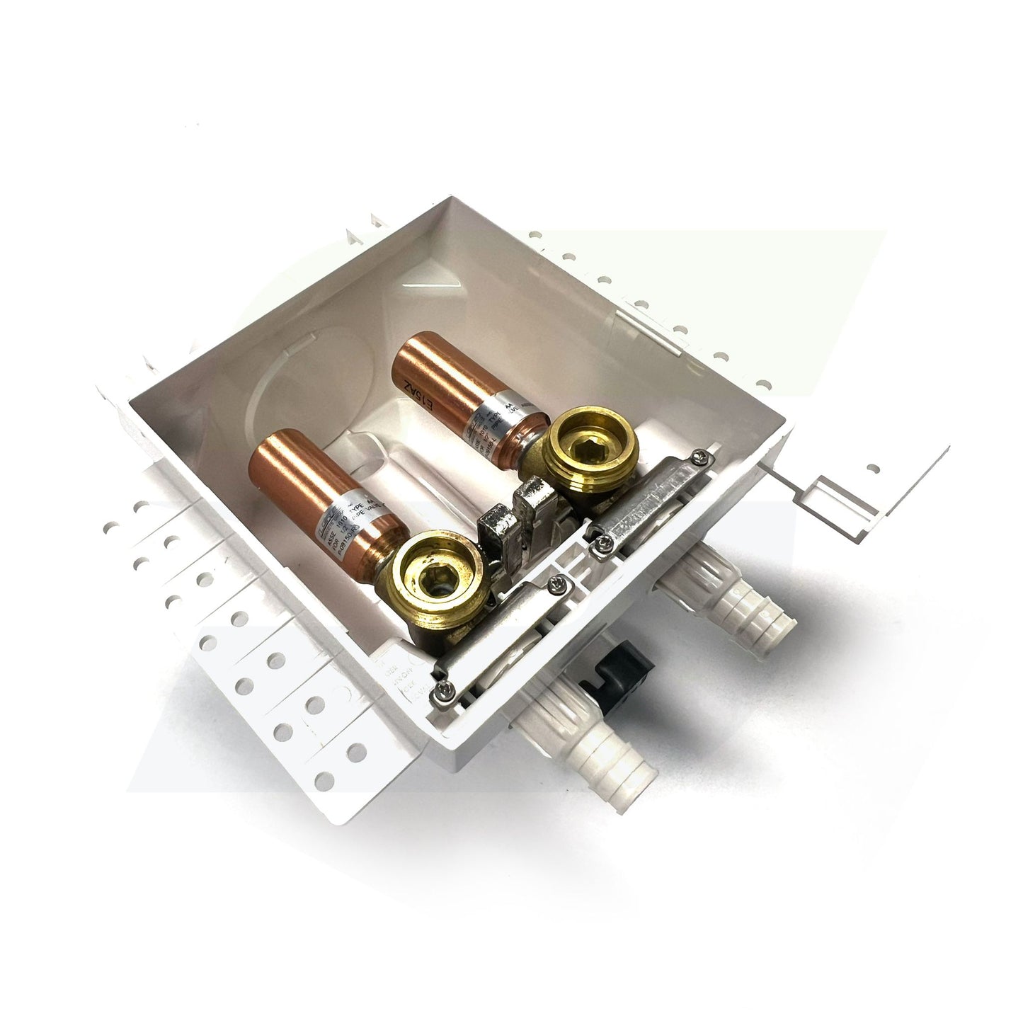 OBOS-114-RK - Washing Machine One Stop Box with Water Hammer Arrester - 1/2" Uponor PEX x 3/4" GHT