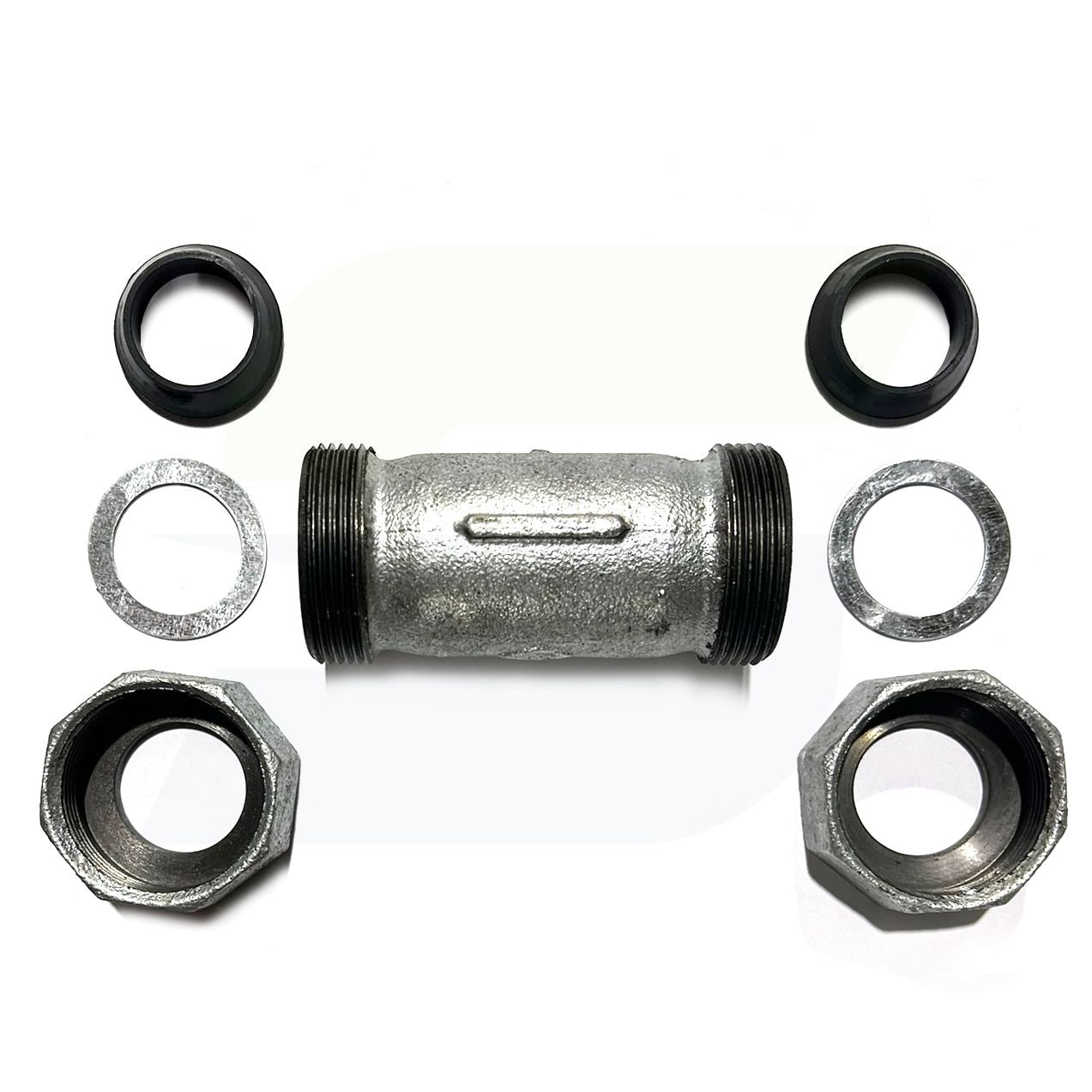 Matco-Norca 440L04C - 3/4" Galvanized Long Compression Coupling