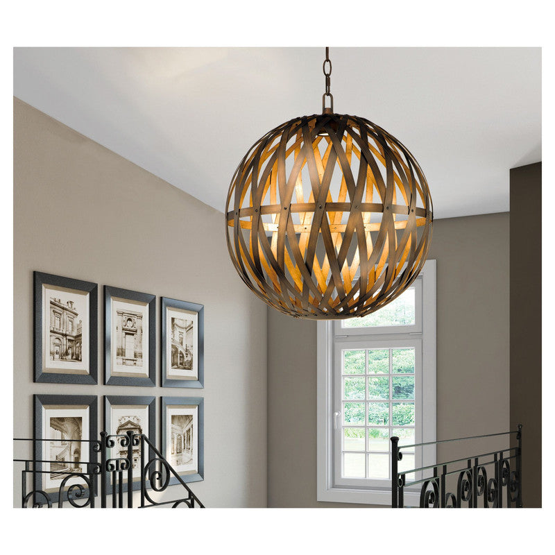 Maxim 35075CYSLWT - Iris 1 Light 24" Pendant