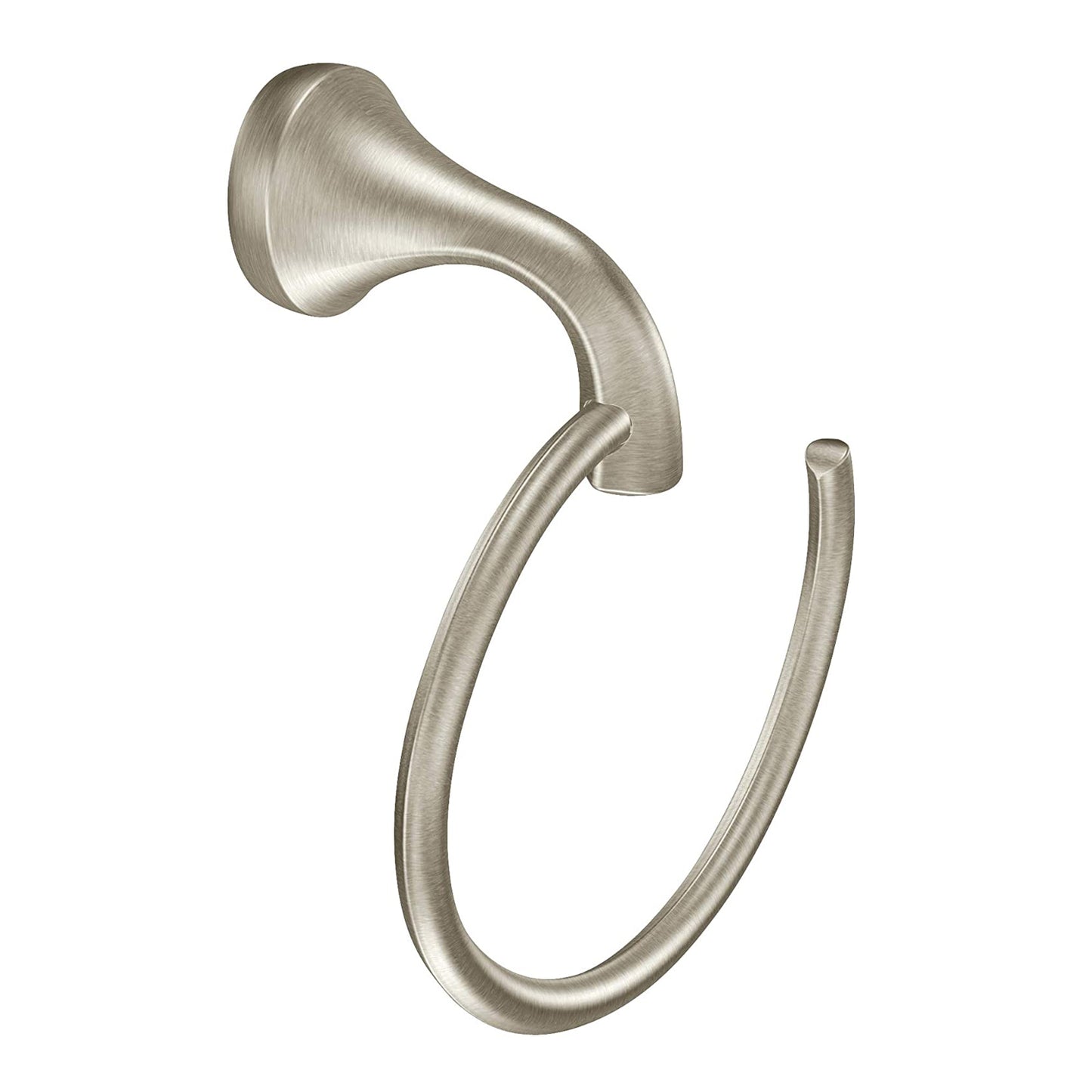 YB2886BN - Eva Bathroom Hand Towel Ring in Brushed Nickel