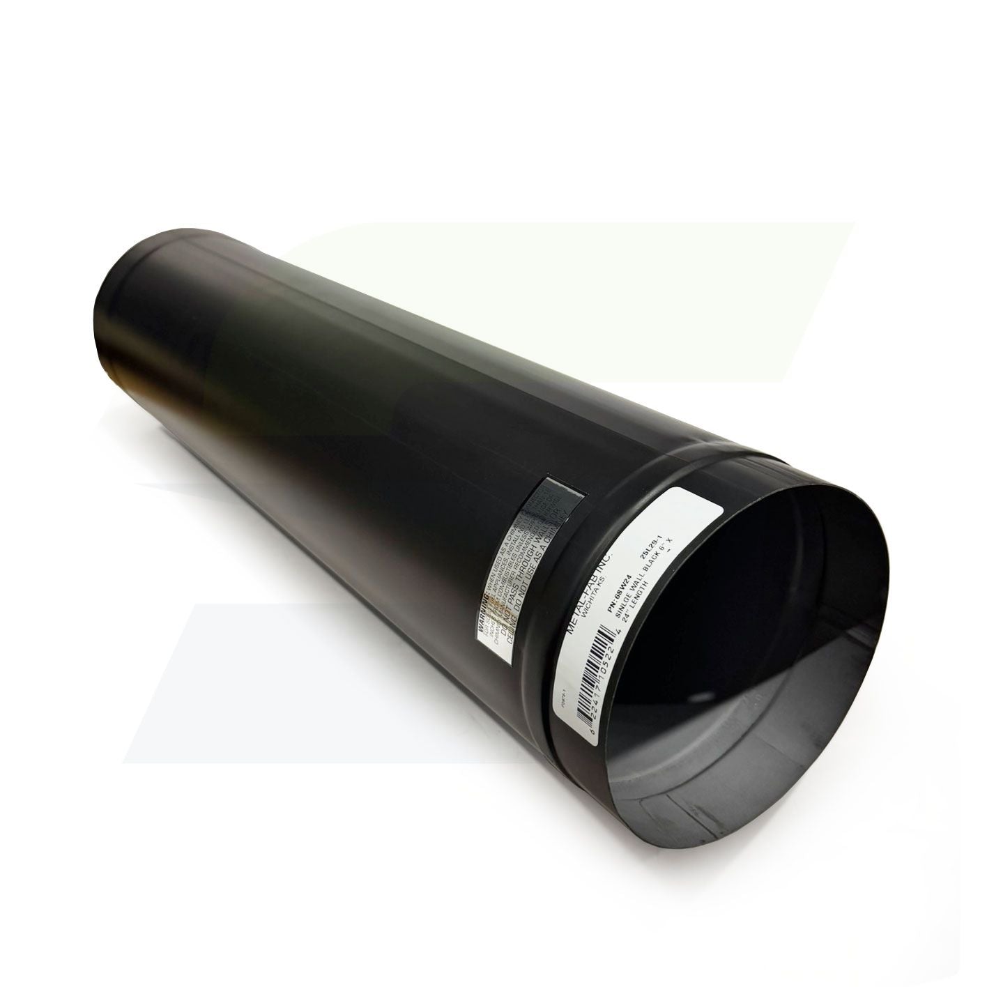 6SW24 - 6" x 24" Black Stove Pipe
