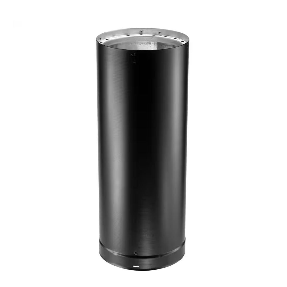 8DWB48 - 8" x 48" Black Double Wall Stove Pipe