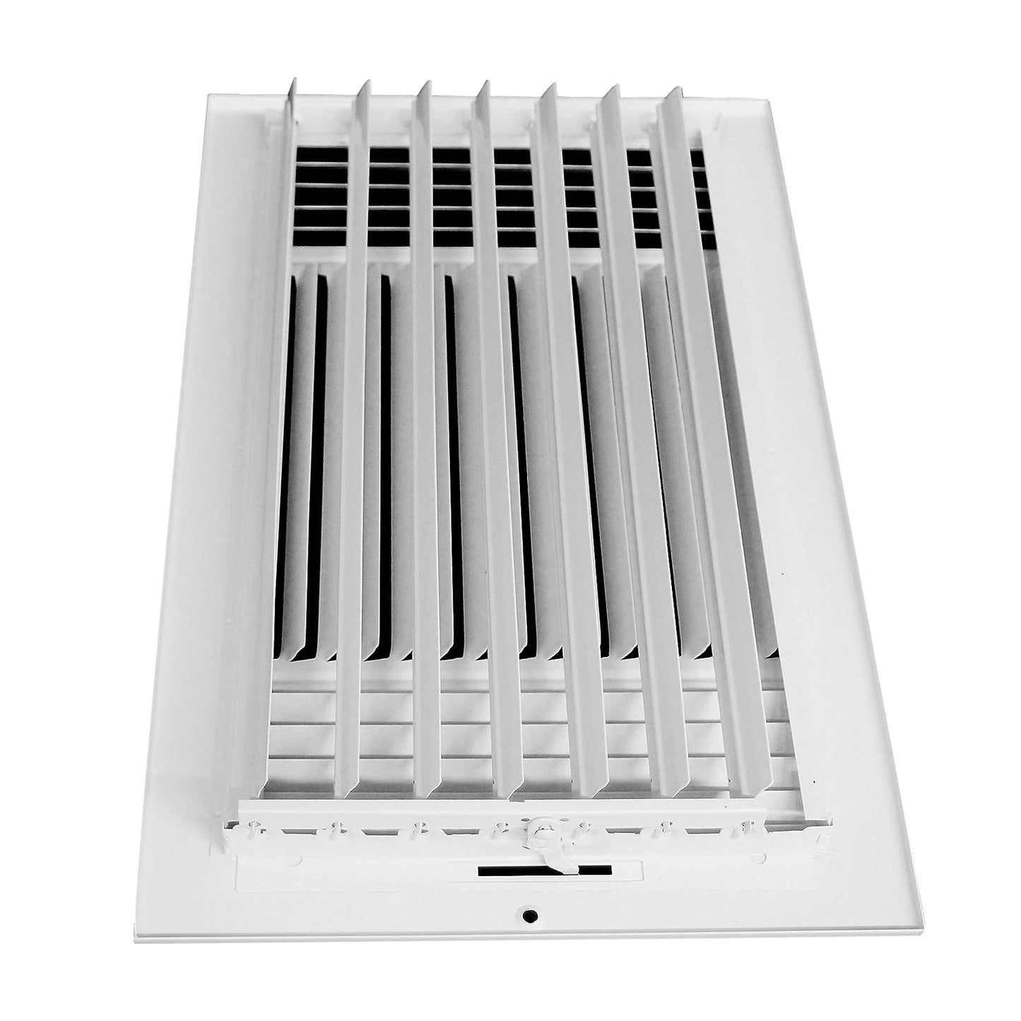 MFSCR146W3 - 14" x 6" 3-Way Sidewall / Ceiling Register - White