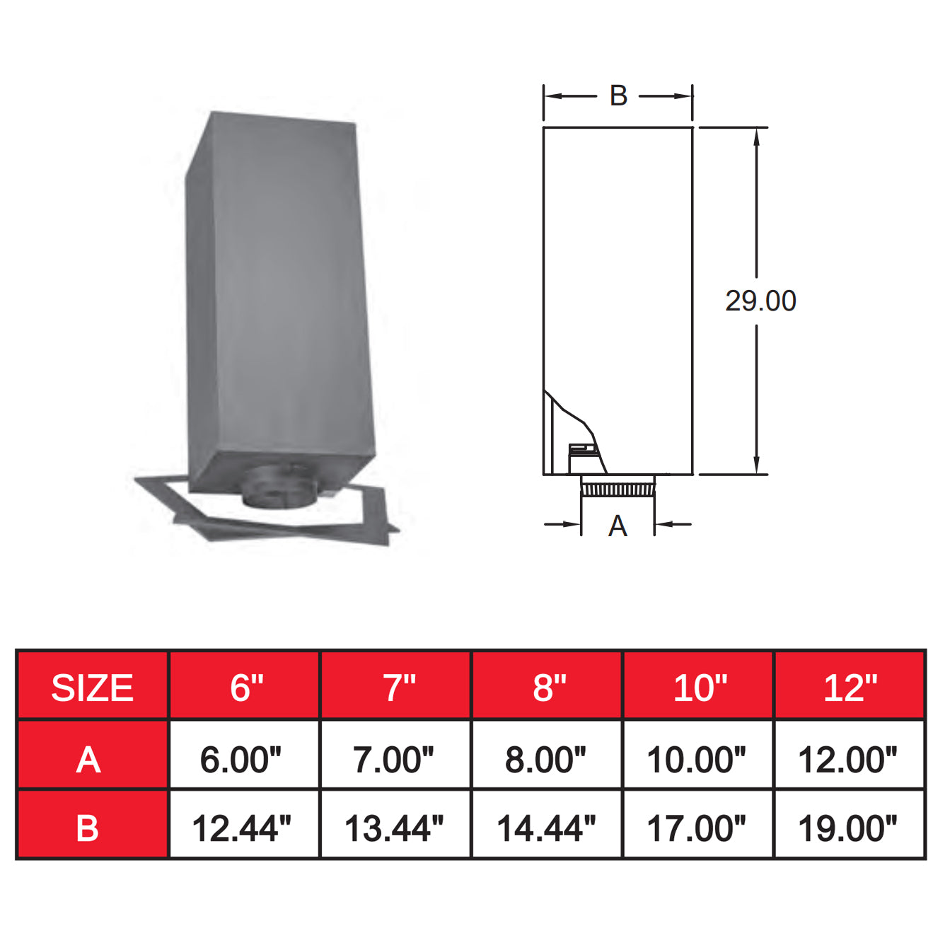 8TGRS - 8" Cathedral Ceiling Support