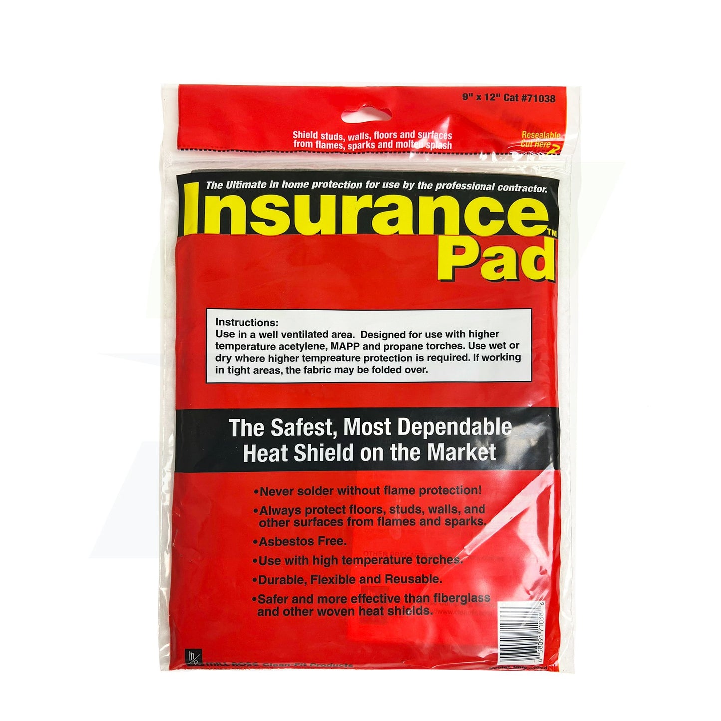 71038 - Torch Guard Flame Protector Pad - 9" x 12"