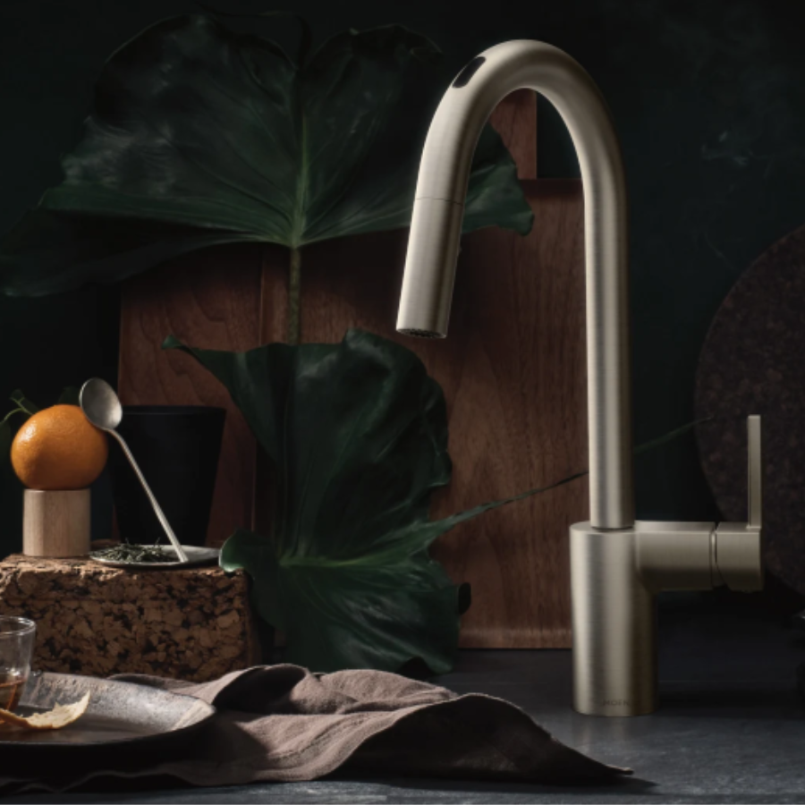 Moen 7565EVSRS -Align Smart - One-Handle High Arc Pulldown Kitchen Faucet - Spot Resistant Stainless Steel