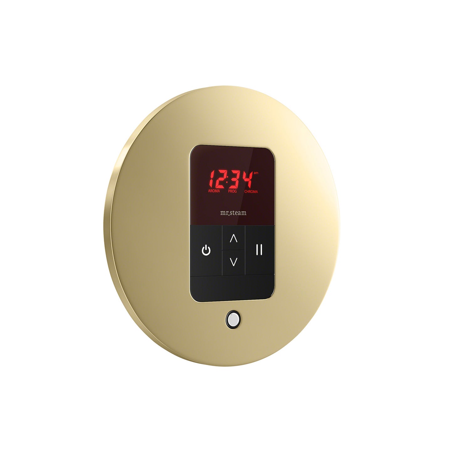 MSITEMPORD-PB - iTempo Round Steam Shower Control - Polished Brass