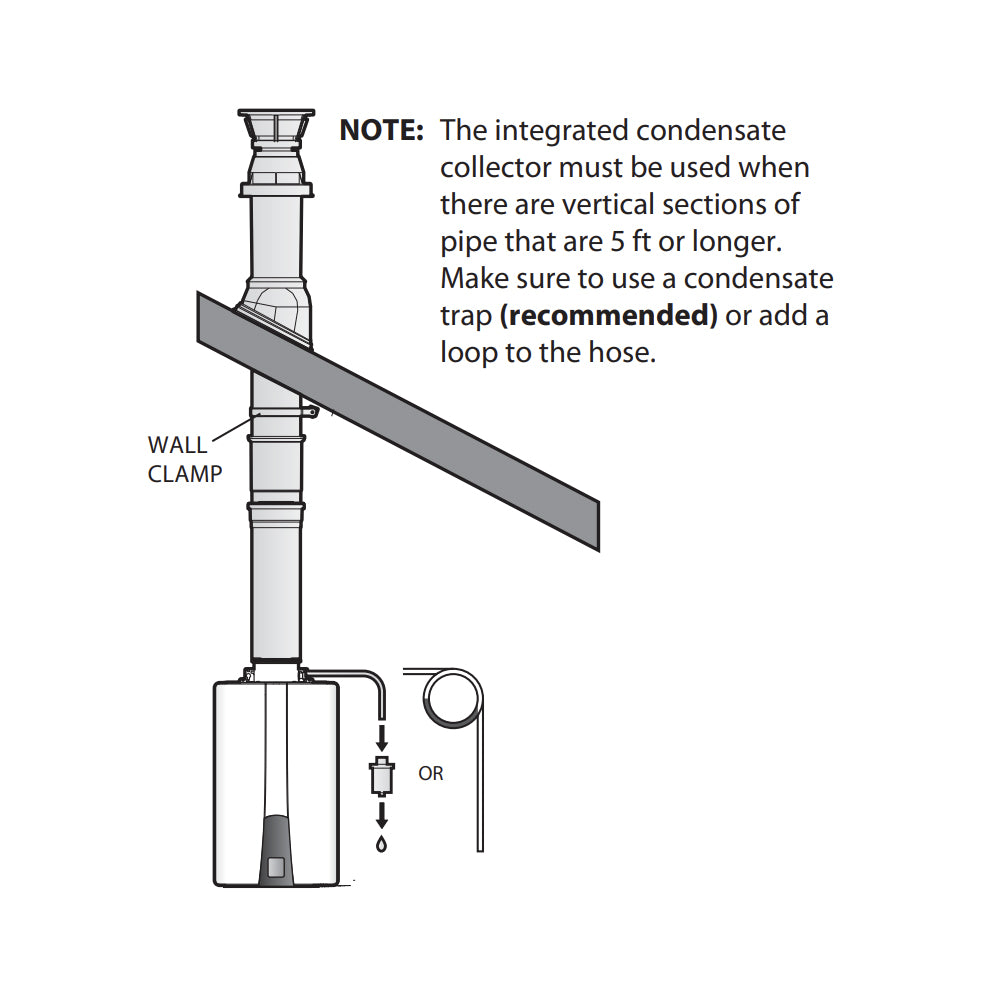 GXXX001893 - NaviVent 3" x 5" Concentric Roof Termination Kit - 18"