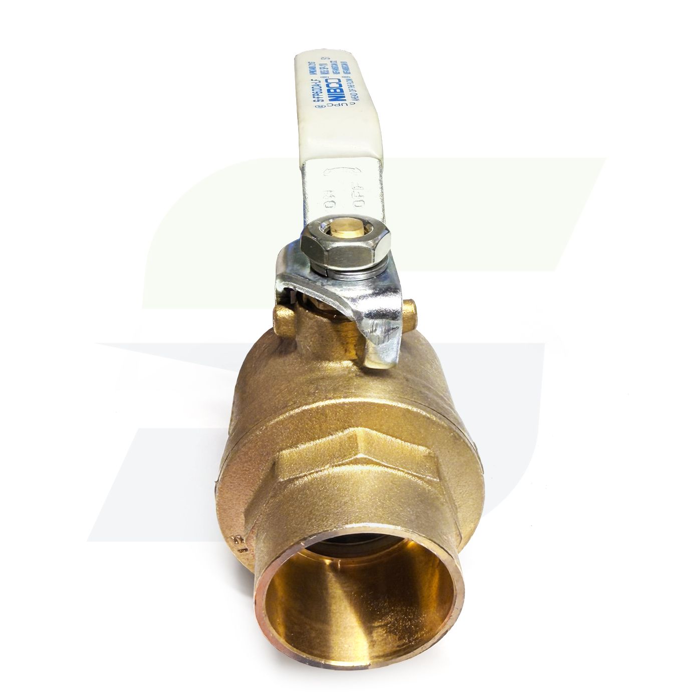 NJ998XB - 1-1/4" Solder Lead-Free Ball Valve - S-FP-600A - Brass