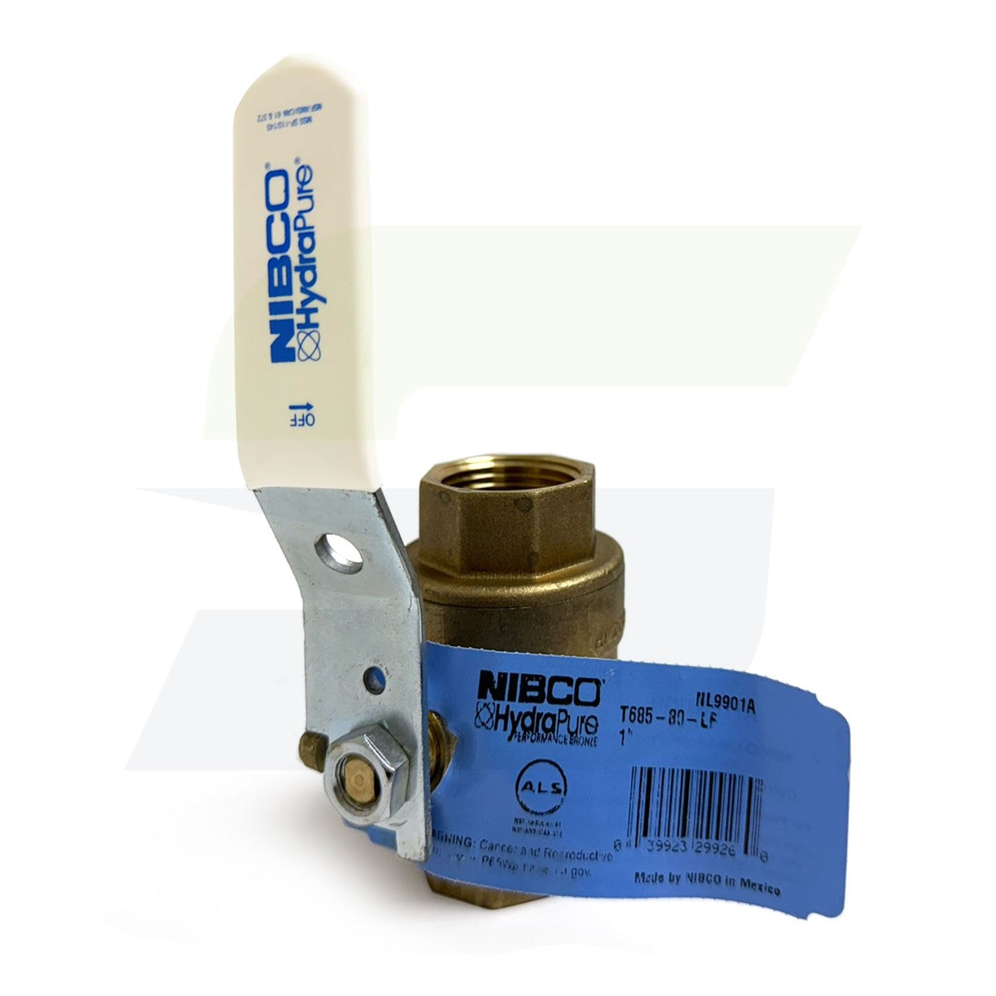 NL9901A - 1" Threaded Two-Piece Lead-Free Bronze Ball Valve - T-685-80