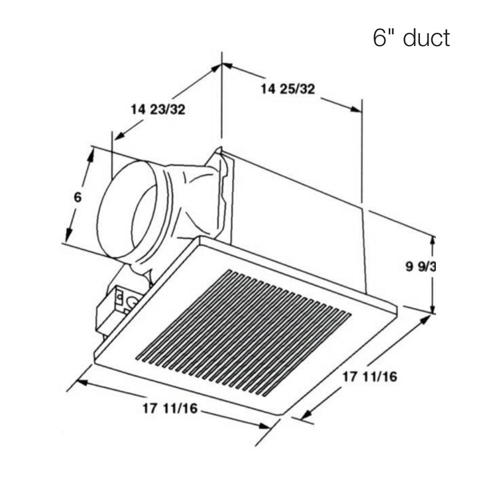 Panasonic FV-30VQ3 - WhisperCeiling Spot Ventilation Fan, 290 CFM