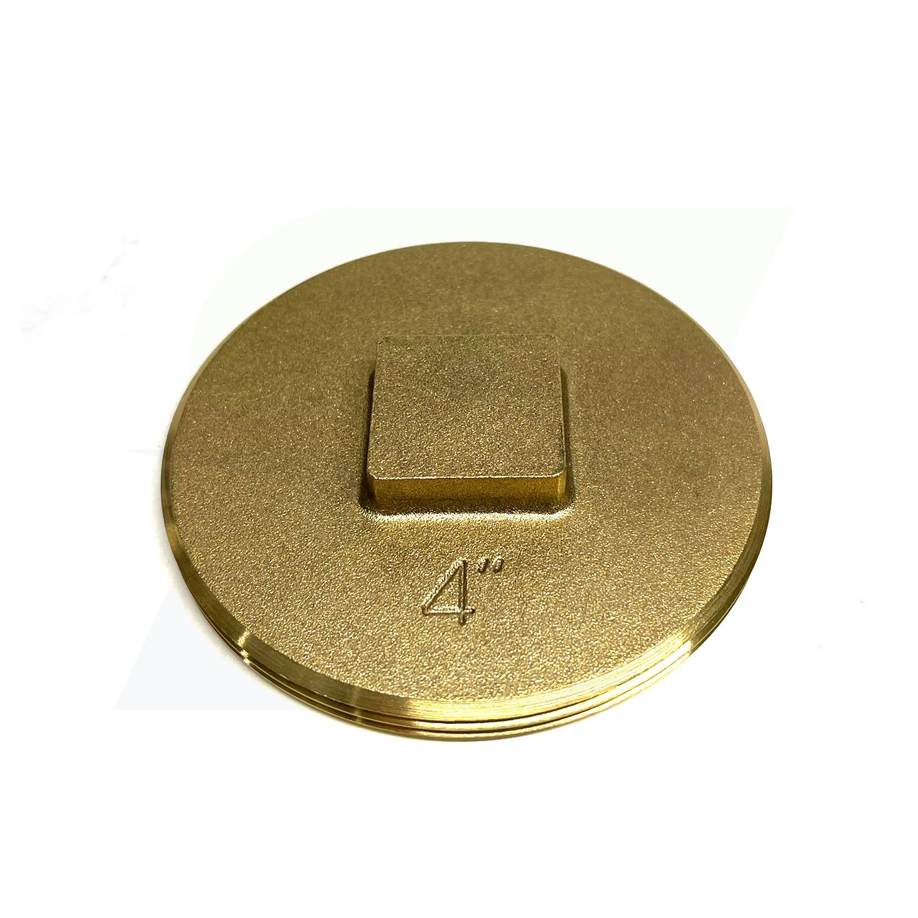 Brass Raised Head Southern Code Cleanout Plug