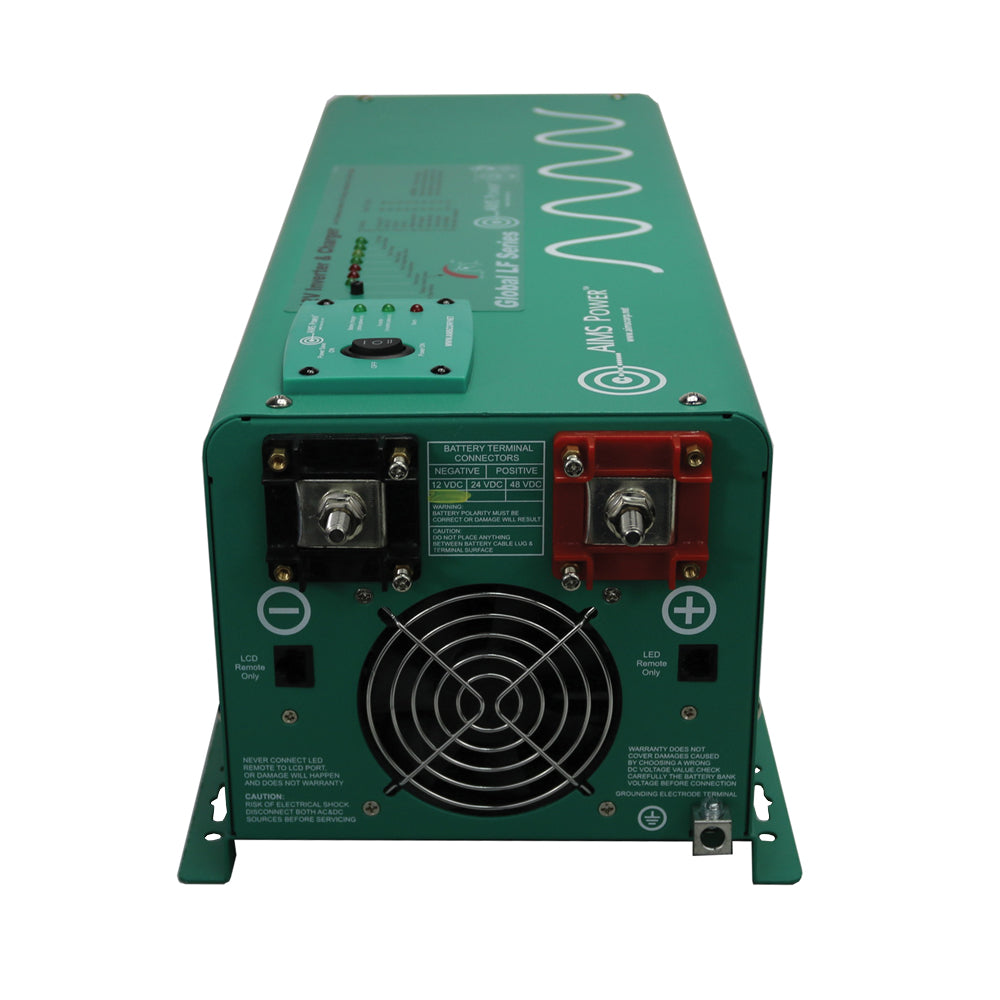 PICOGLF25W12V120AL - 2500 Watt Low Frequency Pure Sine Inverter Charger 12 VDC to 120 VAC