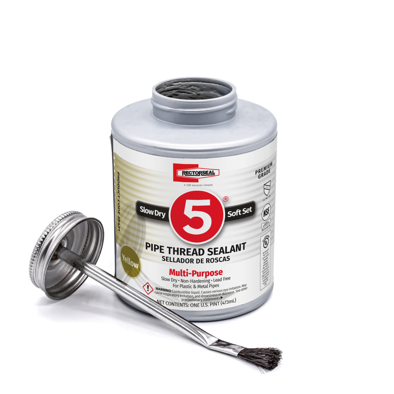 Rectorseal 25431 - No. 5 Pipe Thread Sealant - 1 Pint