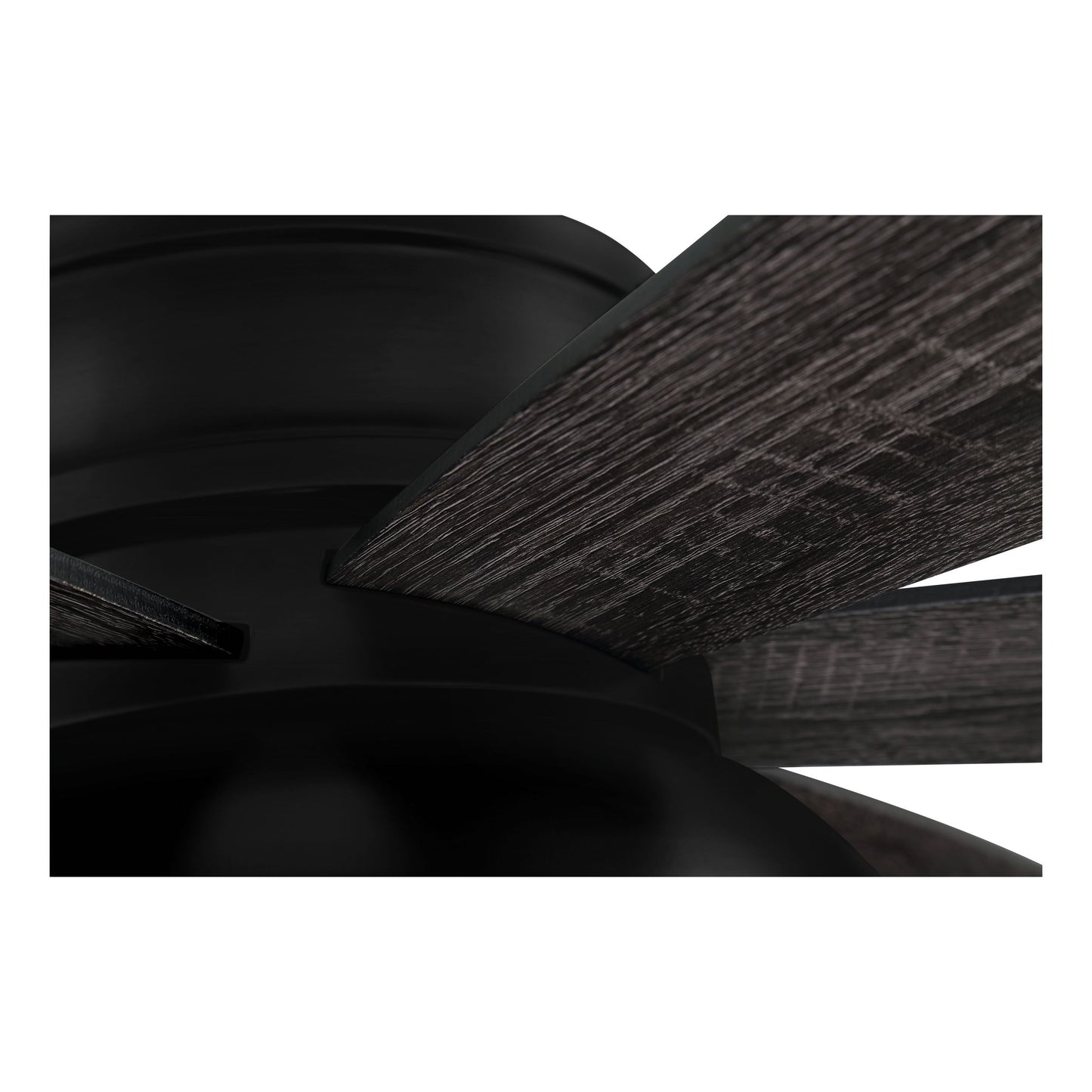 RGD52FBPN6 - Rugged 52" 6 Blade Indoor / Outdoor Ceiling Fan with Light Kit - Remote/WiFi - Flat Bla