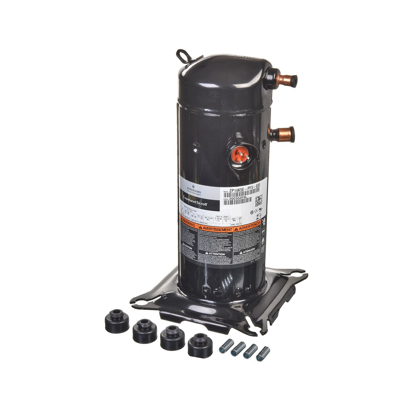 55-102045-82S - Copeland Scroll Compressor - 14,500 BTU - 1 Phase - R410A - 230V