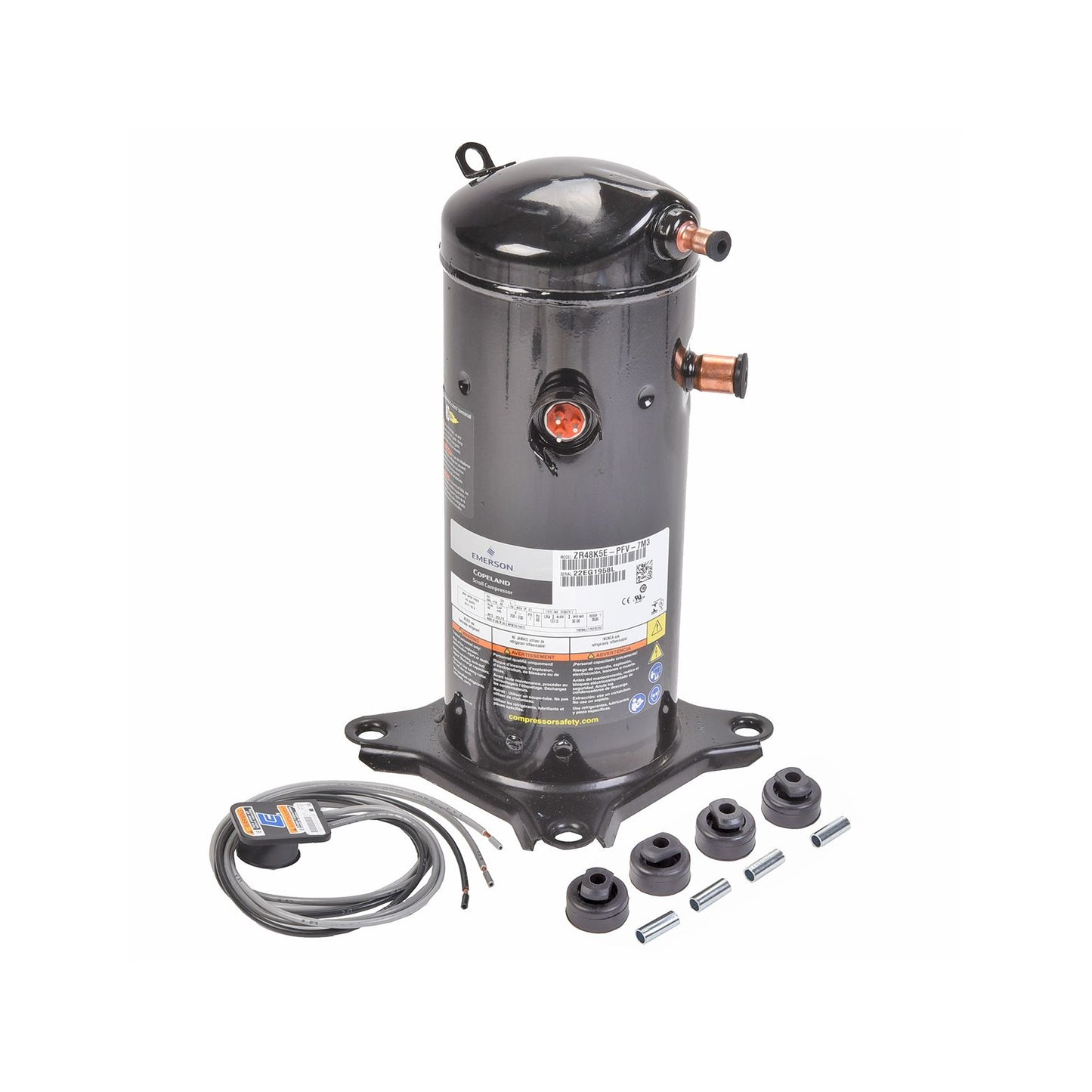 ZR48K5E-PFV-800 - Scroll Compressor - 48,200 BTUH - R22, 208-230V, Single Phase