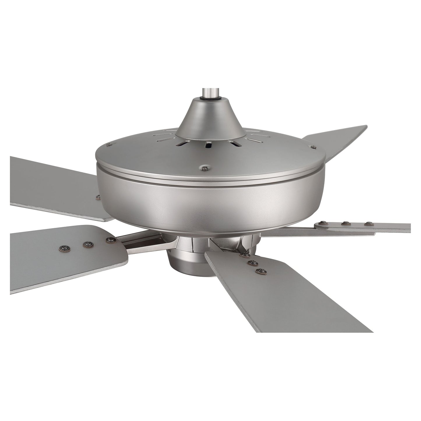 S60BN5-60BNGW - Super Pro 60" 5 Blade Ceiling Fan - Pull Chain - Brushed Satin Nickel