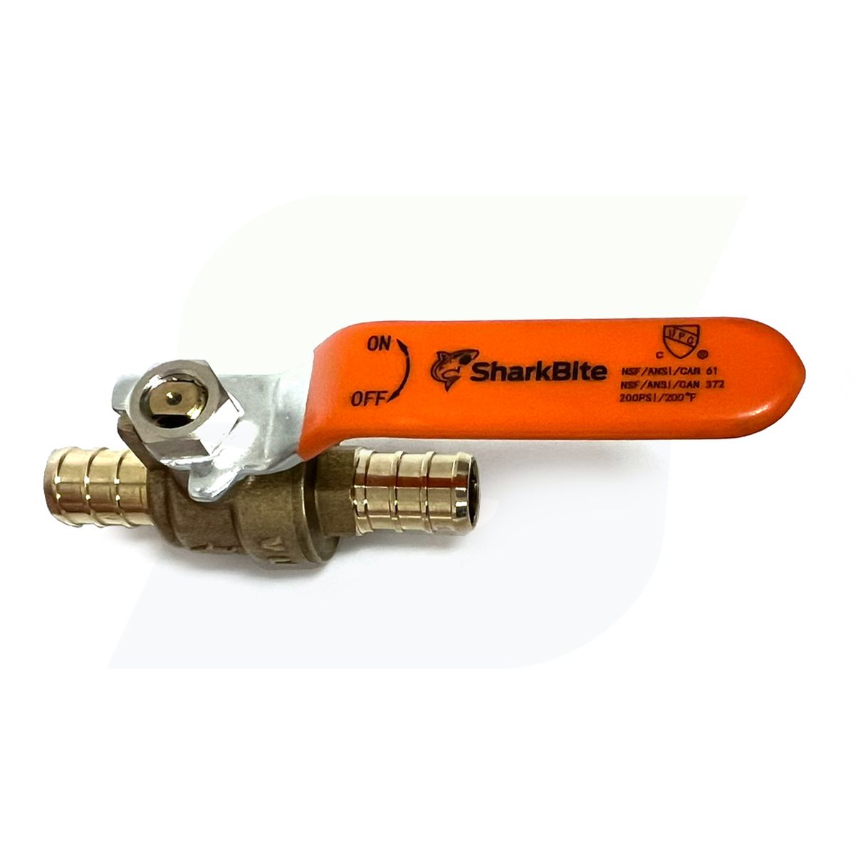 22461LF - 1/2" Brass Crimp Ball Valve Lead Free