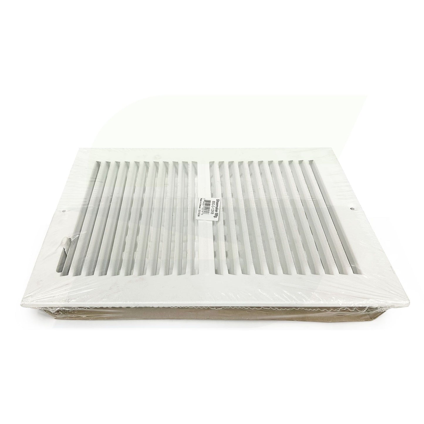 850 Series - 12" x 8" 2-Way Stamped Register for Ceilings / Walls in Soft White