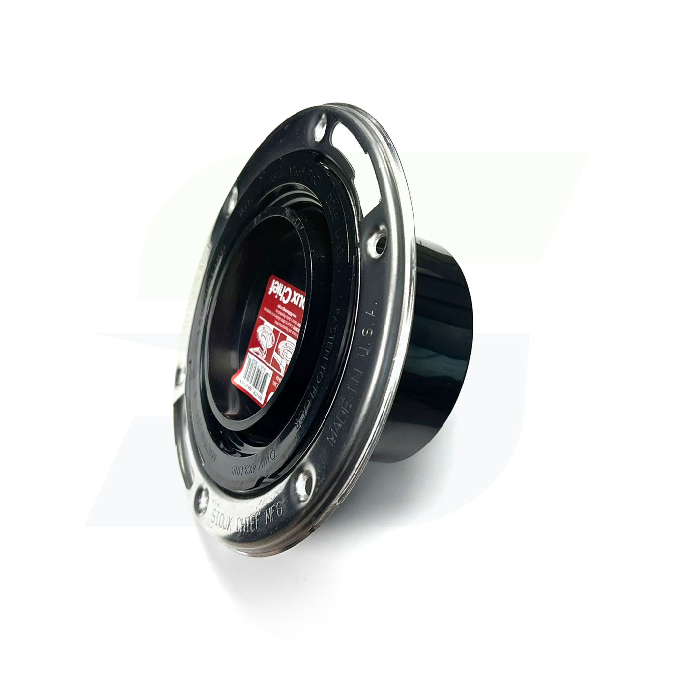 Sioux Chief 884-ATM - Total Knockout Flush to Floor Closet Flange w/ Stainless Steel Swivel Ring (3"