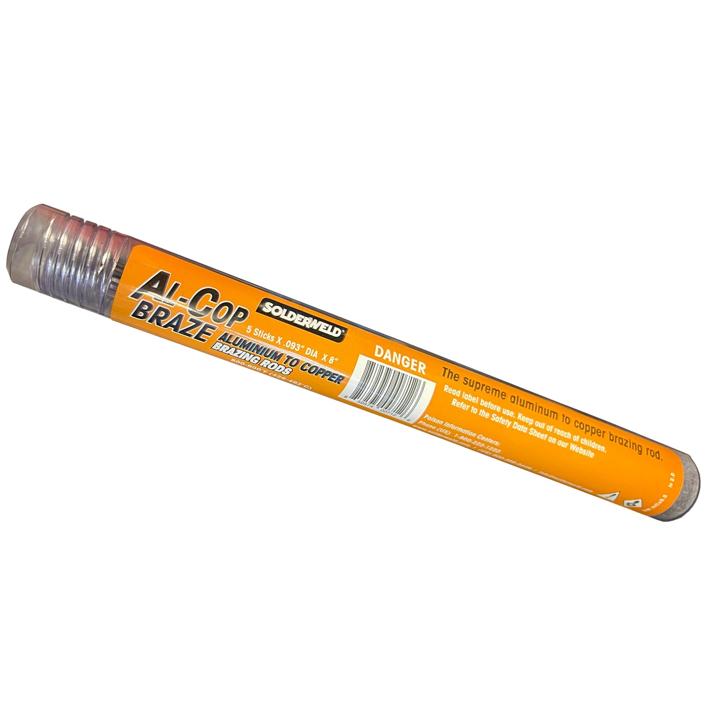 SW-ALCU5.5 - Al-Cop Braze Aluminum to Copper Brazing 5 Rod Pack