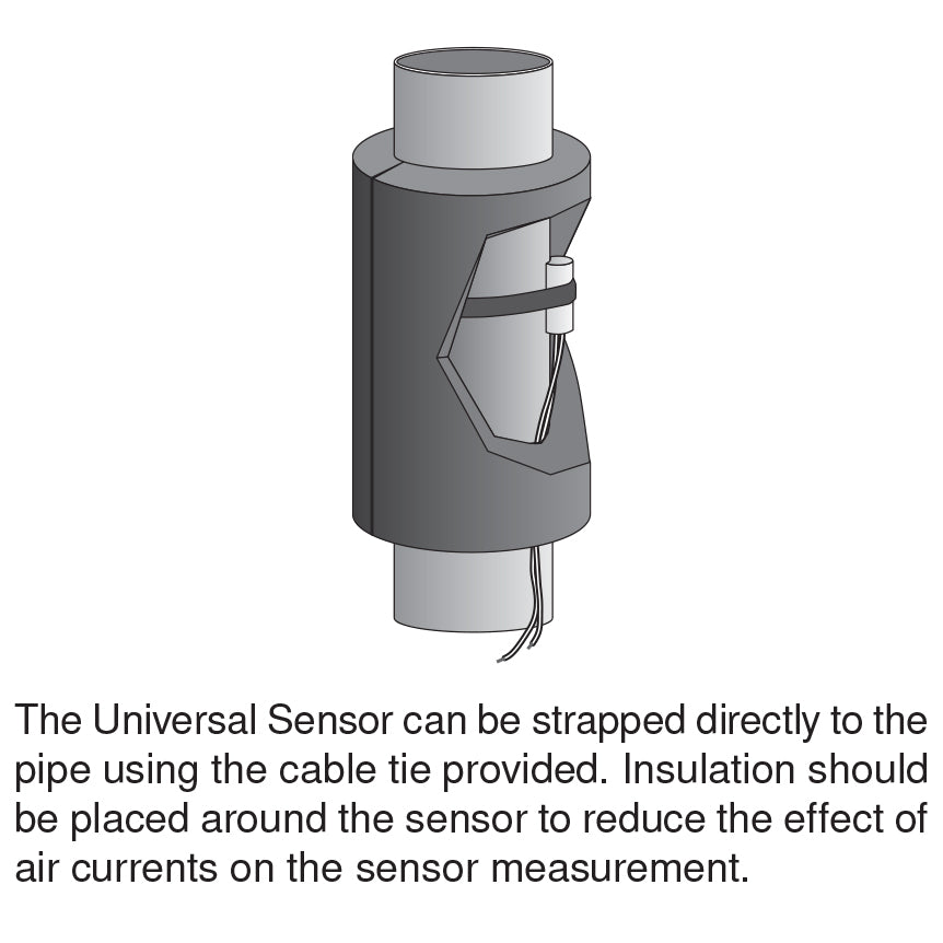 082 - Universal Temperature Sensor, 8 Ft Wire