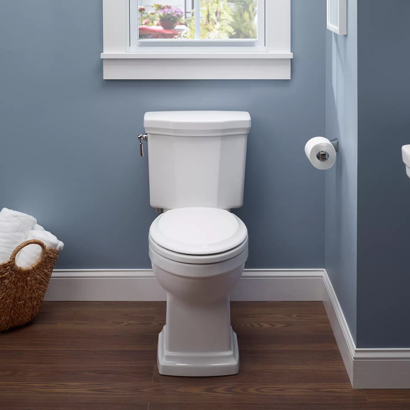 CST404CEFG#11 - Promenade II Two-Piece Elongated Toilet - 1.28 GPF - Colonial White