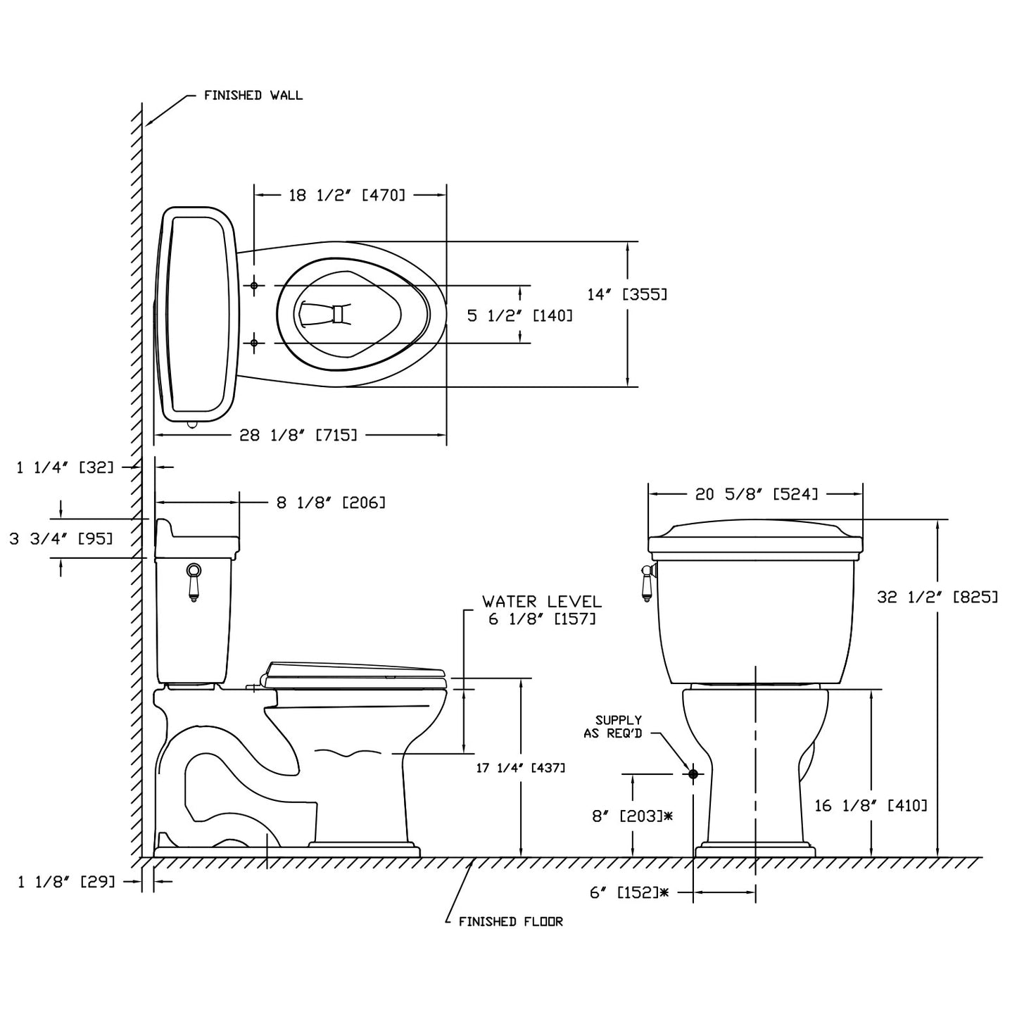 CST754EF#01 - Dartmouth 2-Piece Eco Elongated Toilet- Cotton White