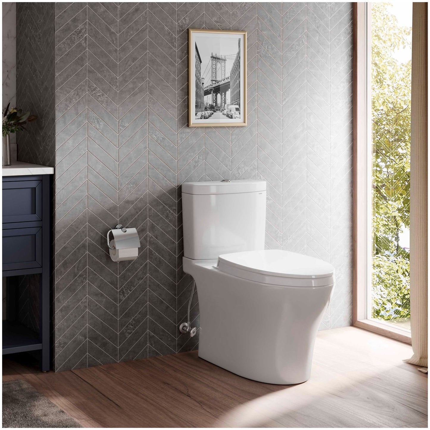 MS446124CEMN#51 - Aquia IV 0.9 / 1.28 GPF Dual Flush Two Piece Elongated Toilet - Seat Included