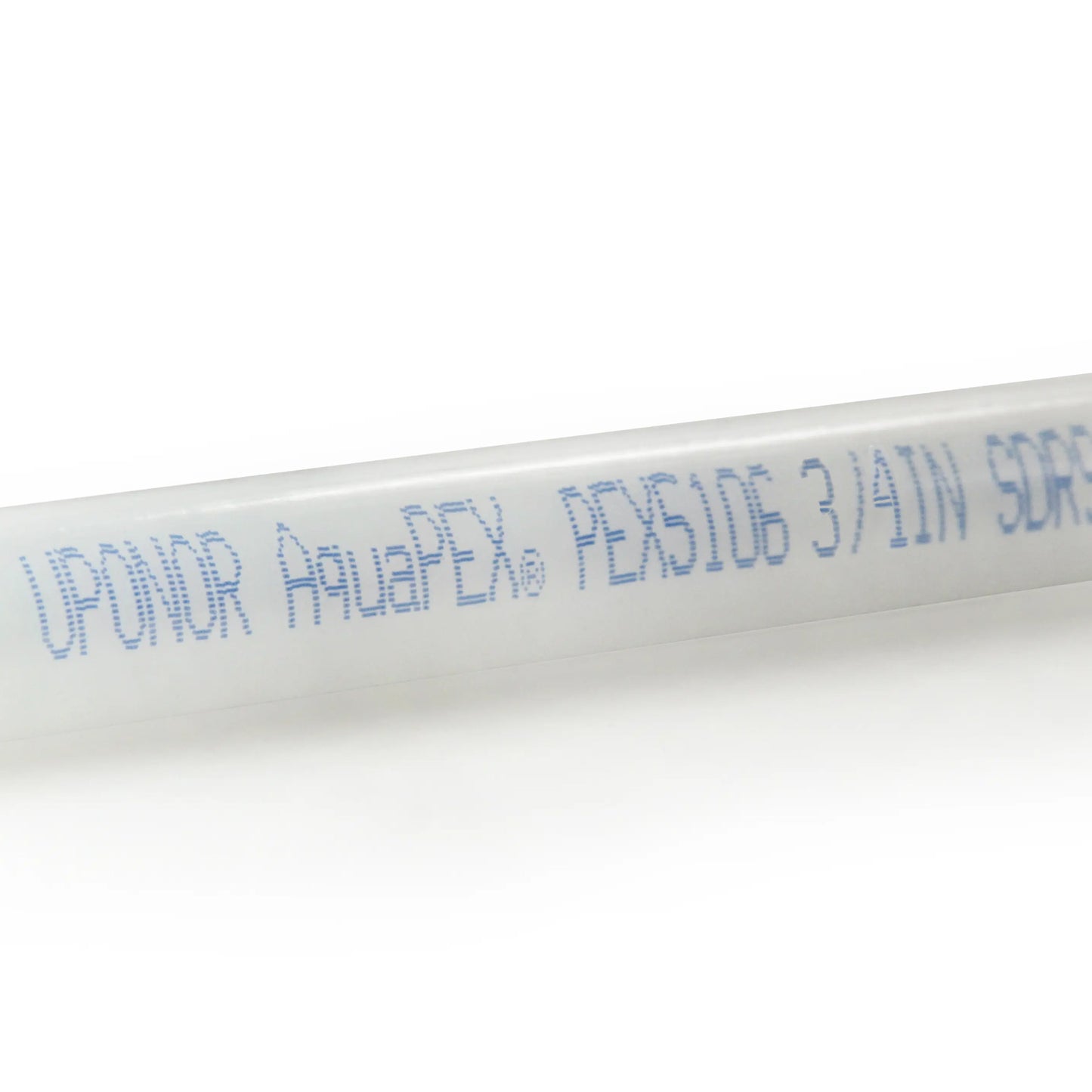 F4360750 - 3/4" AquaPEX  White Coil with Blue Print - 300 Ft