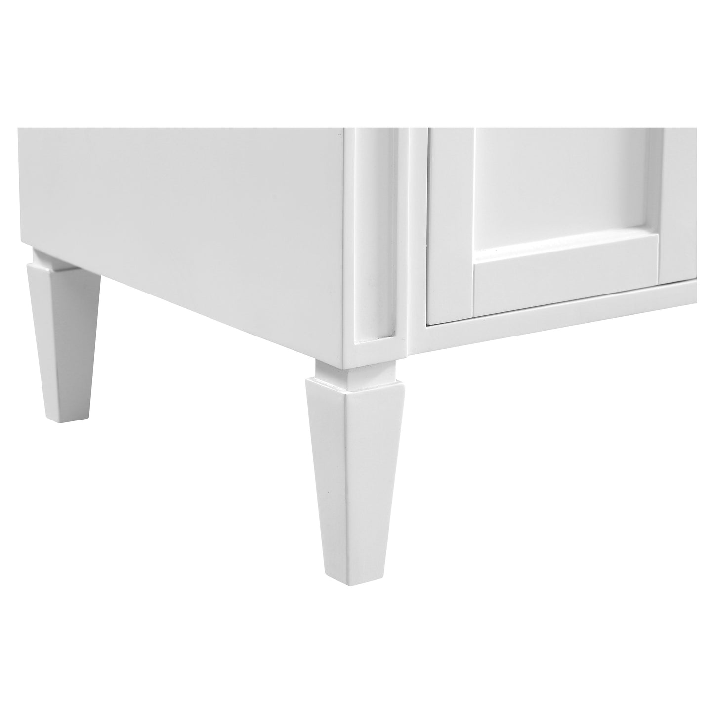 VF12560DWH 60" Double Bathroom Vanity Set in White
