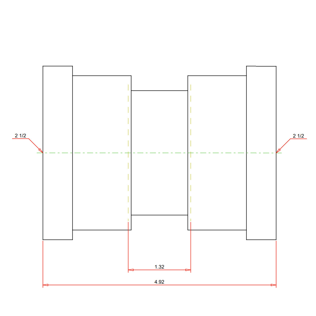 28770 - 2-1/2" MegaPressG Coupling with Stop