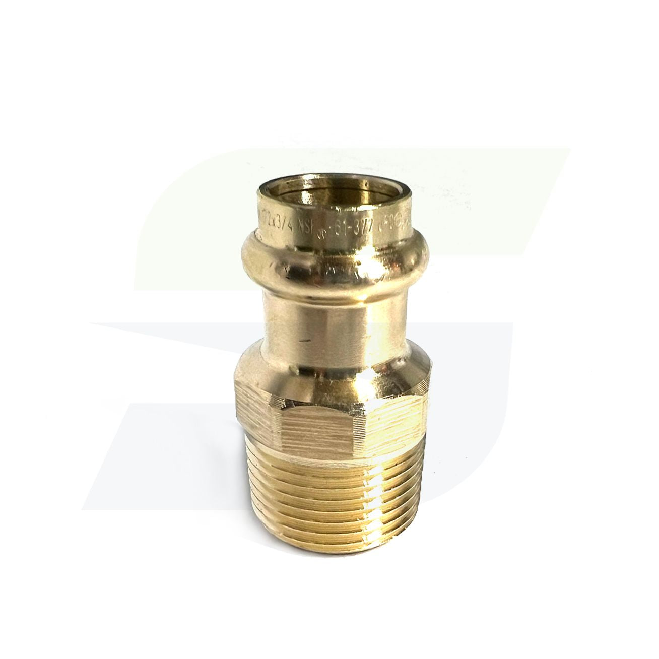 79220 - Propress Zero Lead Bronze Adapter with Male 1/2" x 3/4" P x Male NPT