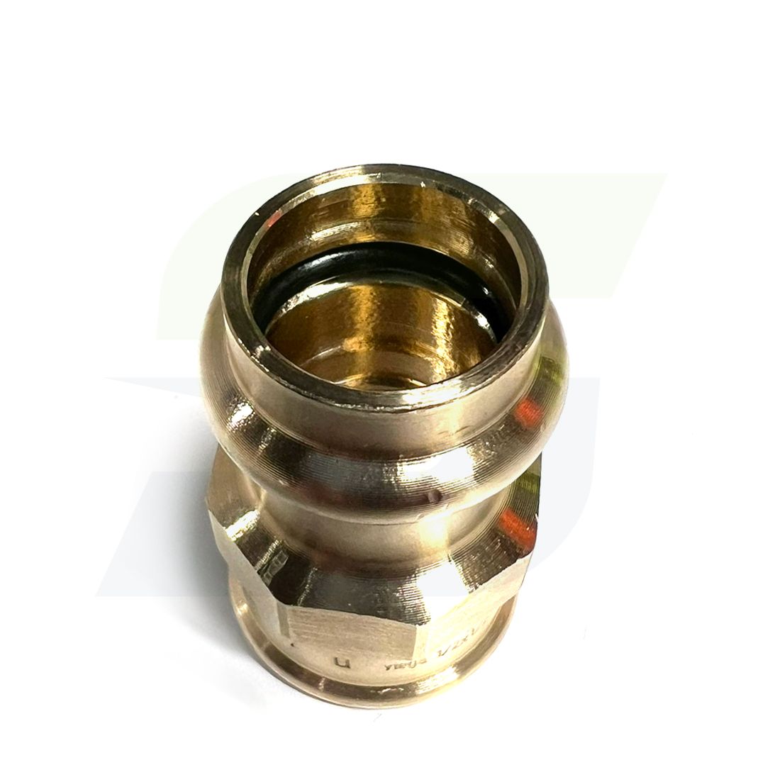 79350 - ProPress Zero Lead Bronze Adapter with Female 1-1/4" by 1-1/4" P x Female NPT
